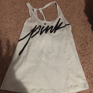 Victoria’s secret pink light blue tank top